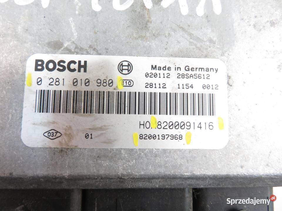 STEROWNIK SCENIC I 19 dCi 0281010980 8200091416