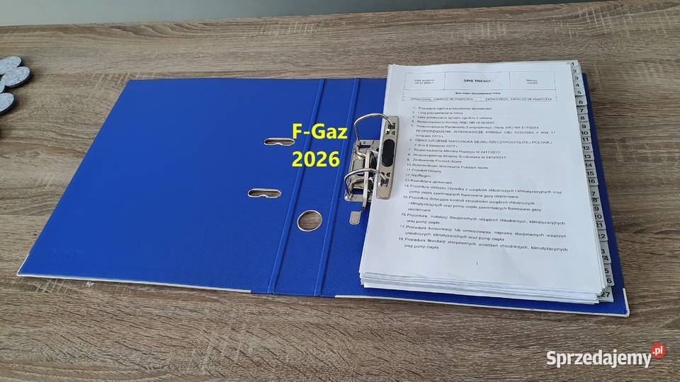 WYPEŁNIONE WPIĘTE DO SEGREGATORA Procedury Produkcja Nowy Sącz