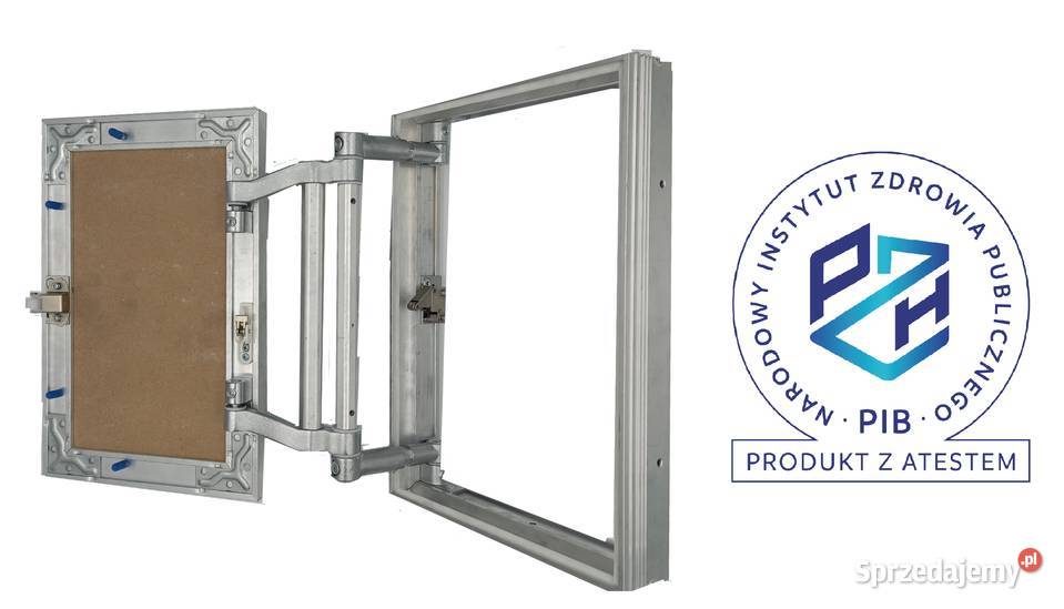 Rewizje UKRYTE 40x30 pod płytkę ceramiki 400x300