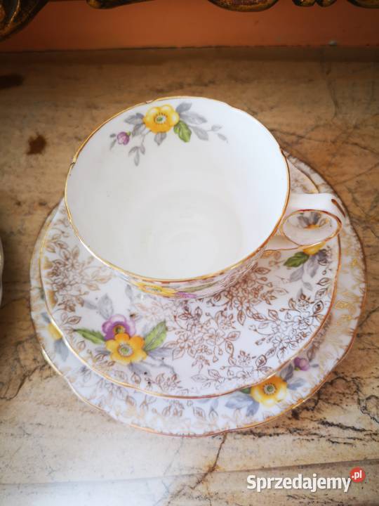 Filiżanka z talerzykiem deserowym by Jane Ridge Gdańsk