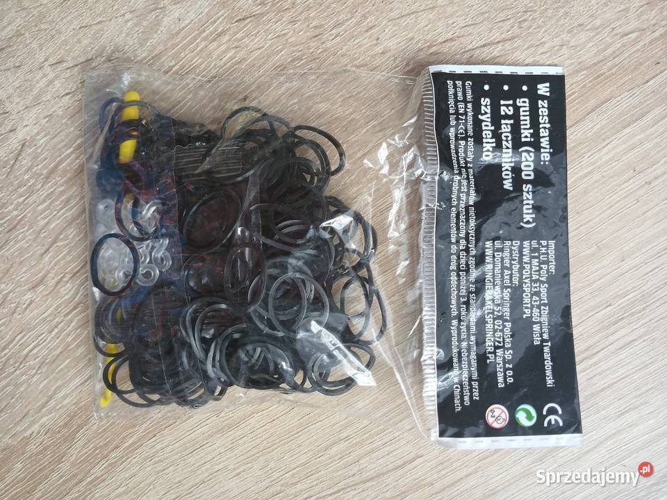 Zestaw Loom Bands gumki łączniki szydełko Chrzanów