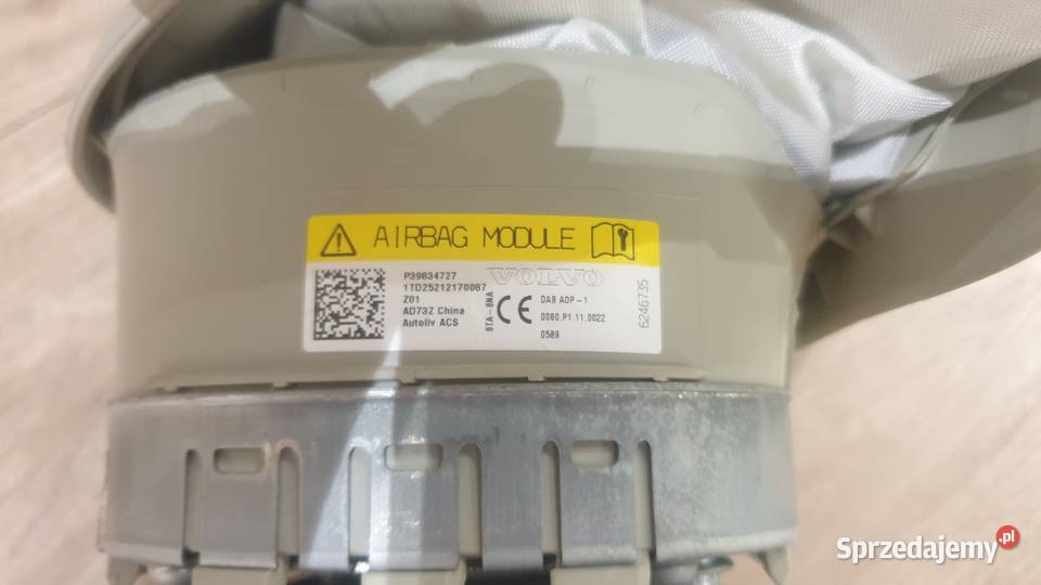 Poduszka powietrzna wystrzelona Volvo S90 II Jastrzębie-Zdrój