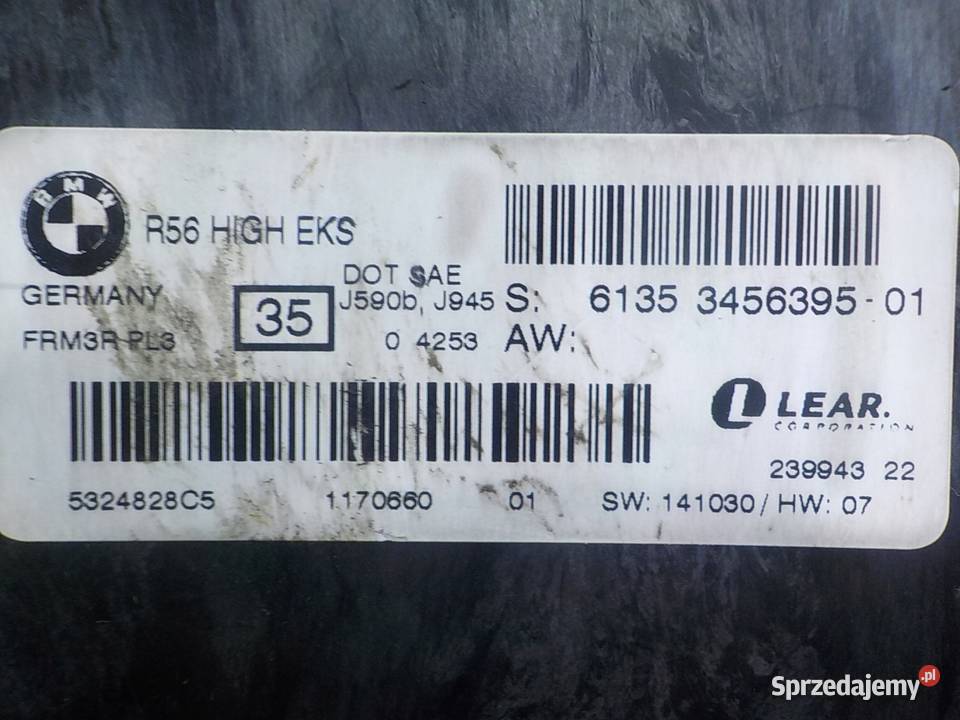 MINI COOPER COUNTRYMAN 16 B 10r 5D modul Wyposażenie elektryczne Suków