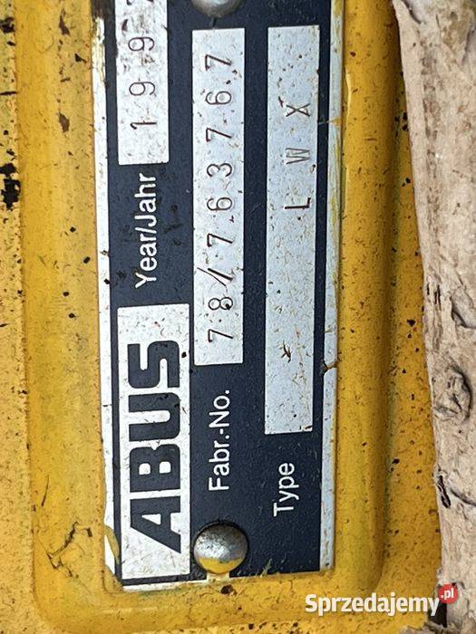 Żuraw słupowy z elektryczna wciągarka ABUS GM3 Tuliszków