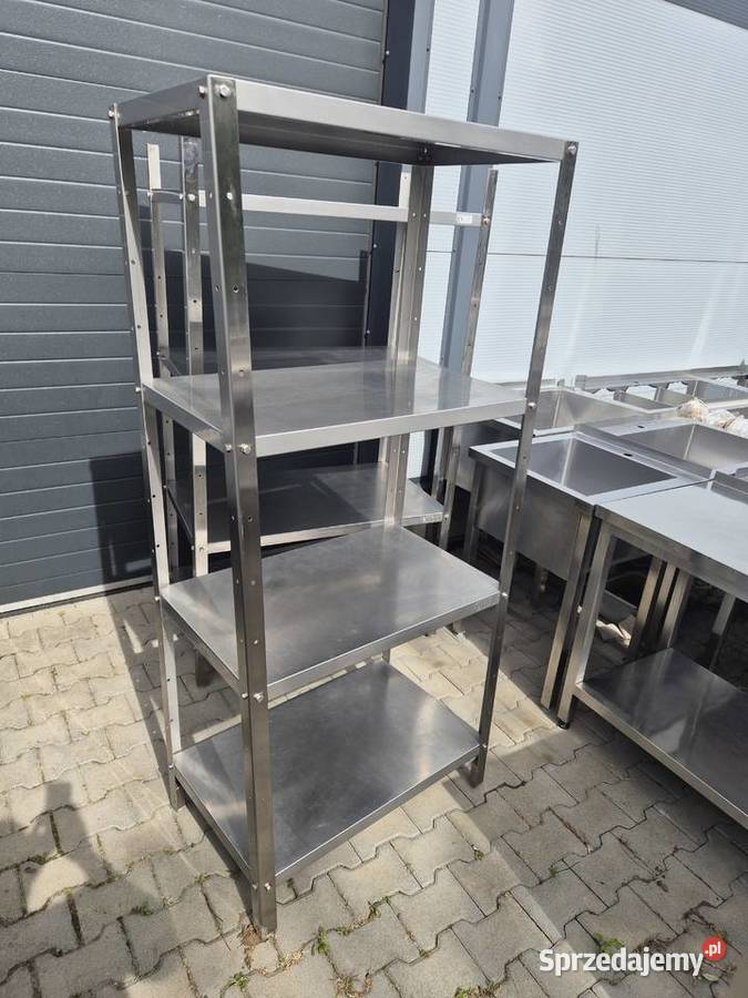 Regał Gastronomiczny Stal Nierdzewna Regulowane