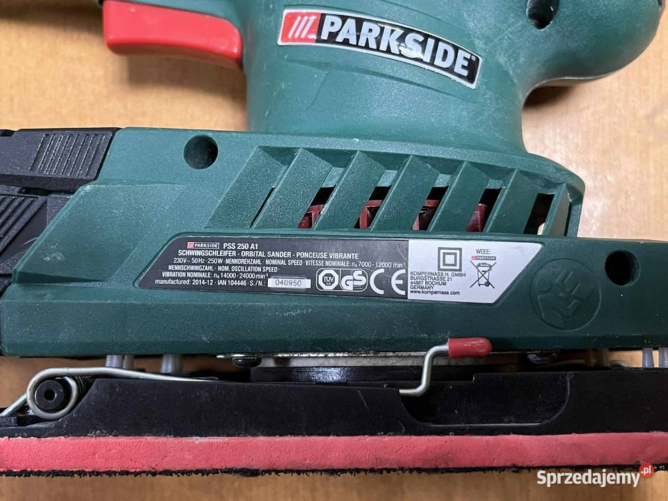Parkside PSS 250 A1 Szlifierka oscylacyjna warmińsko-mazurskie Elbląg