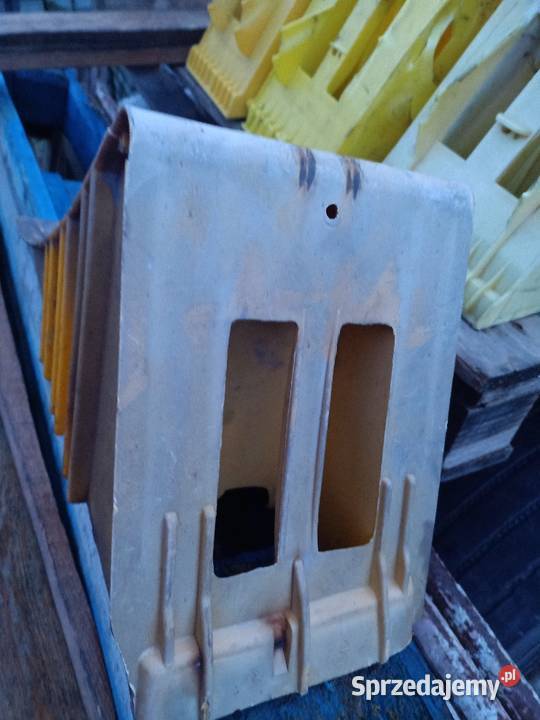 Klin pod kolo żółty naczepa tir Zaborowice