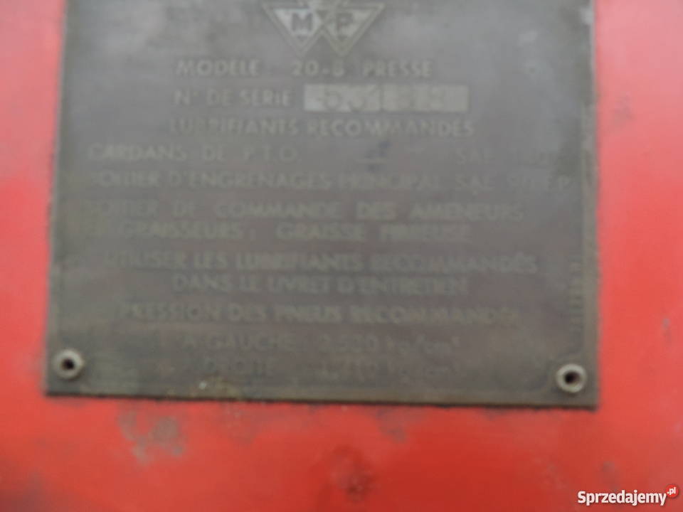 Prasa kostkująca Massey Ferguson 208 Słopnice sprzedam