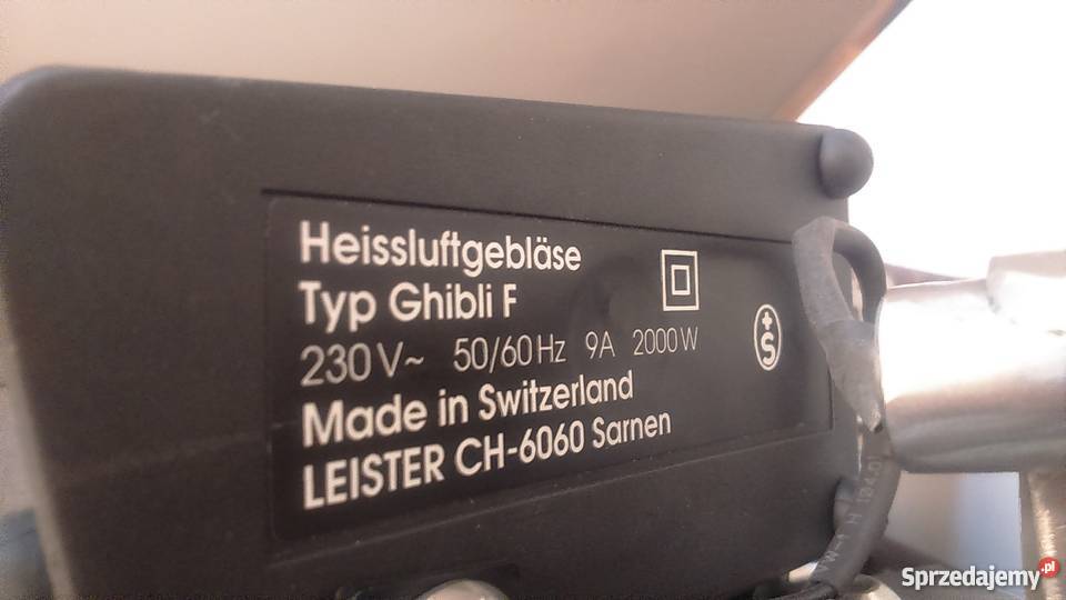 Zgrzewarka do banerów LEISTER CH6060 Sarnen Gdańsk