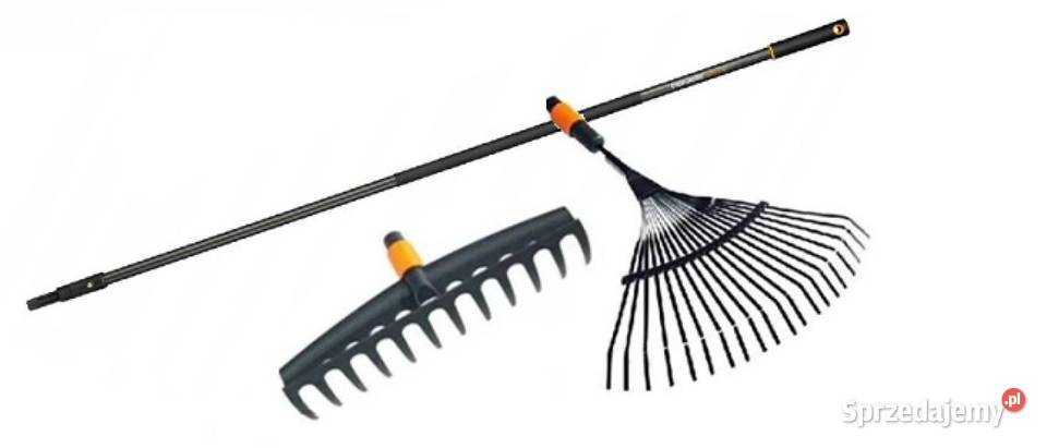 Grabie 14zębne grabie metalowe trzonek L QuikFit Pozostałe