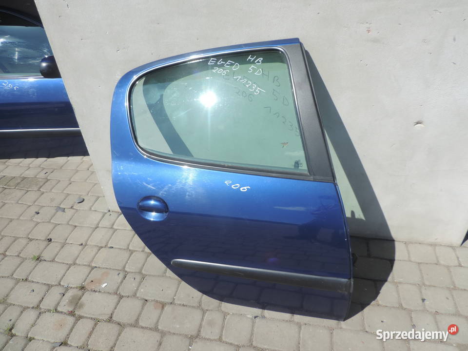 Drzwi Prawy Tył Peugeot 206 FL 5D EGED Nowy Sącz