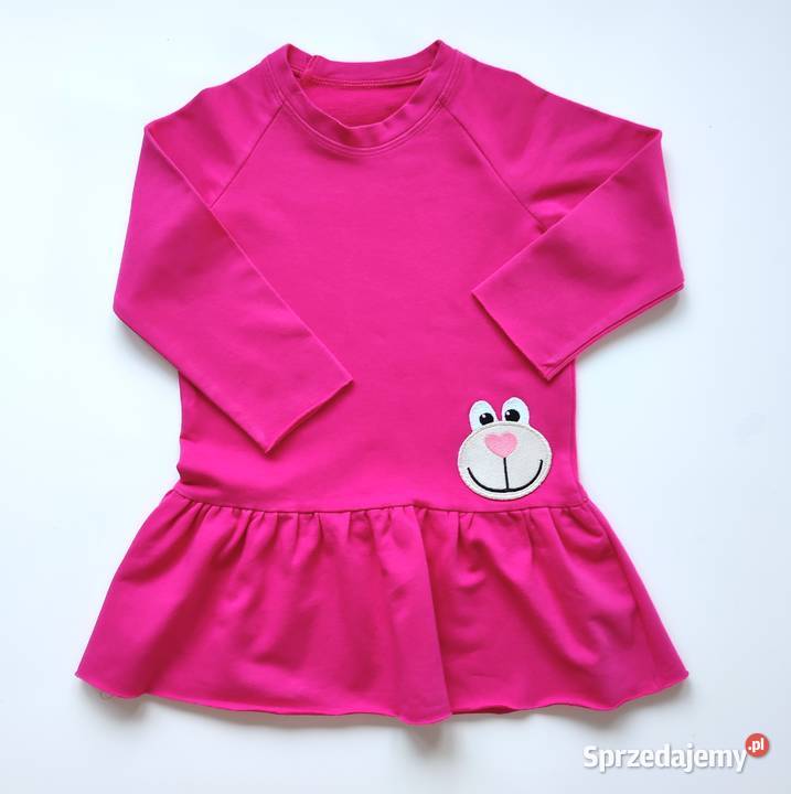 Nowa dresowa sukienka Handmade Misia 9298 Sukienki i spódniczki Dla Dziecka Katowice