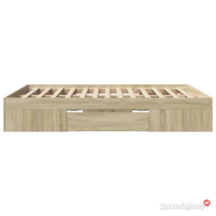 Łóżko bez materaca dąb sonoma 150x200 WM3295466 Łóżka mazowieckie Warszawa sprzedam