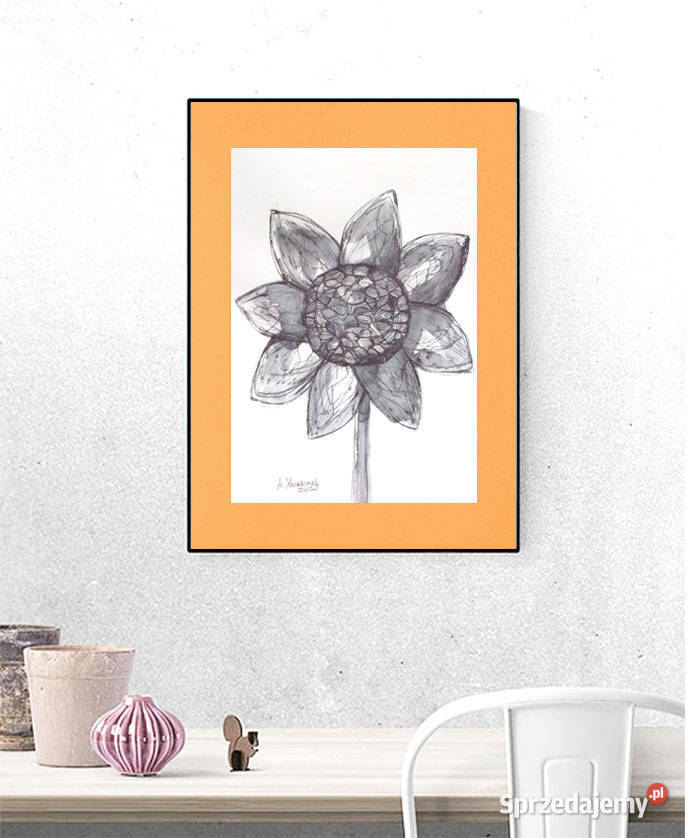 skandynawski obraz rysunek minimalizm grafika do Warszawa