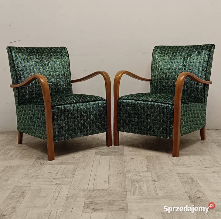 fotel fotele art deco vintage lata 60te design Radomsko