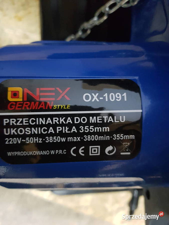 UKOŚNICA DO METALU PRZECINARKA KĄTOWA PIŁA Elektryczne Głogowa