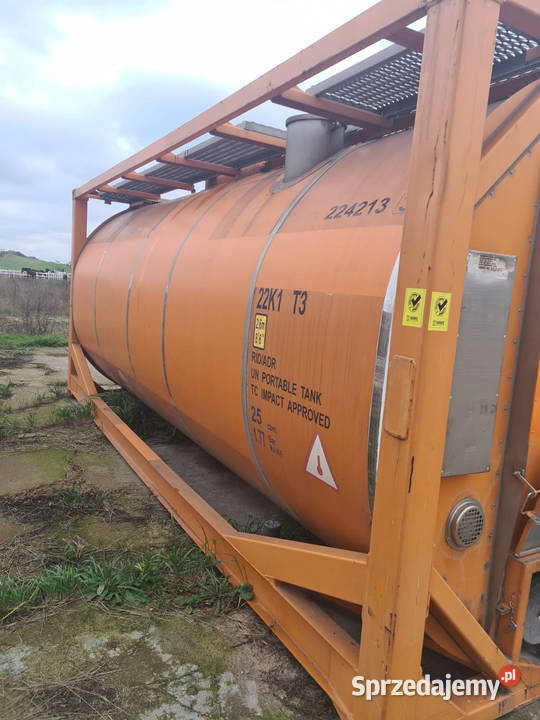 20FT cysterna kontenerowa do bitumu CIMC 25000 L Oleśnica sprzedam