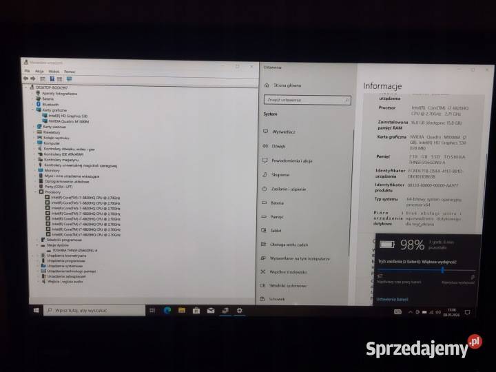 Laptop Lenovo ThinkPad P50 156 Full HD i76820HQ Warszawa