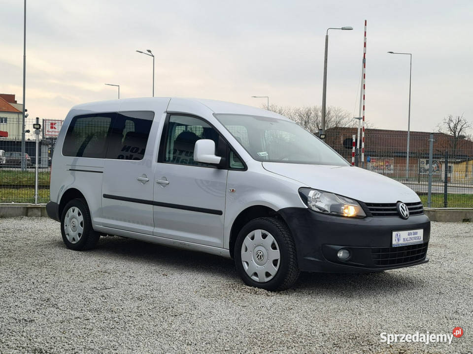 Volkswagen Caddy LONG Patforma Inwalidy Automat światła przeciwmgielne Wągrowiec