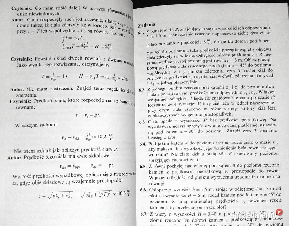 rozwiązywać zadania z fizyki LW Tarasow A N Rok wydania 1995