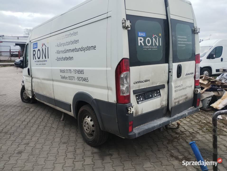 Citroen Jumper L3H2 2014r uszkodzony 22 hdi E5 ESP Samochody dostawcze Syców