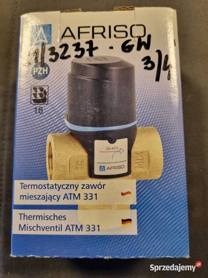 Zawór mieszający termostatyczny AFRISO 3X34 GW Sępólno Krajeńskie