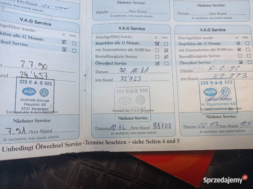 VW passat g60 syncro 89 B3 sedan klima ABS Motoryzacja Pionki