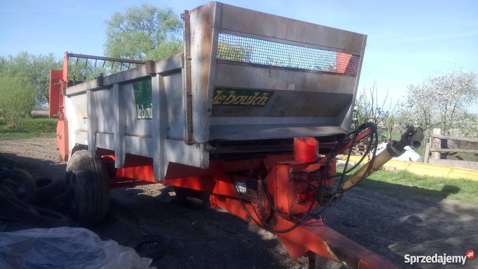 Rozrzutnik obornika Leboulch 78 ton nieuszkodzony