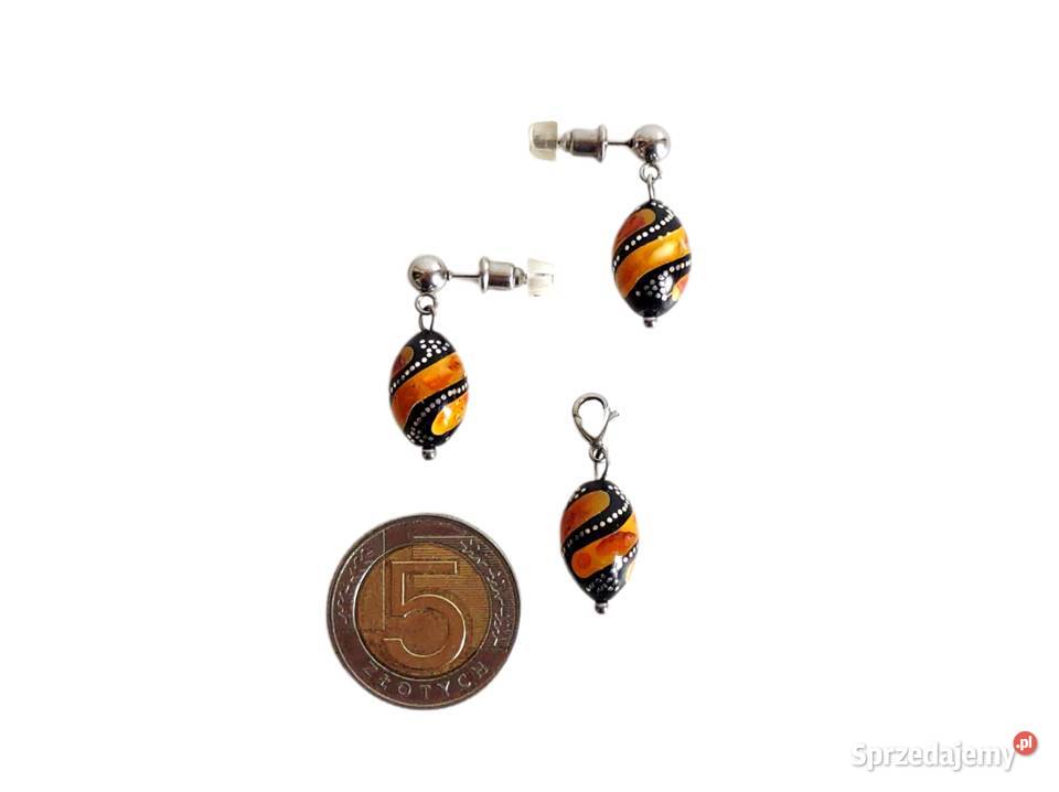 7555 Kokos Inkrustowany Bursztynem opolskie Kędzierzyn-Koźle