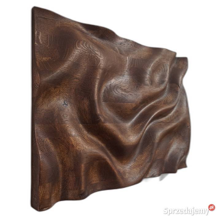 Fala Drewniana Abstrakcja 3D Obrazki i obrazy Malechowo