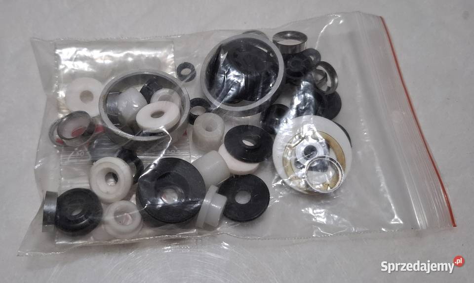 Plastikowe podkładki tuleje mix zestaw Czeladź