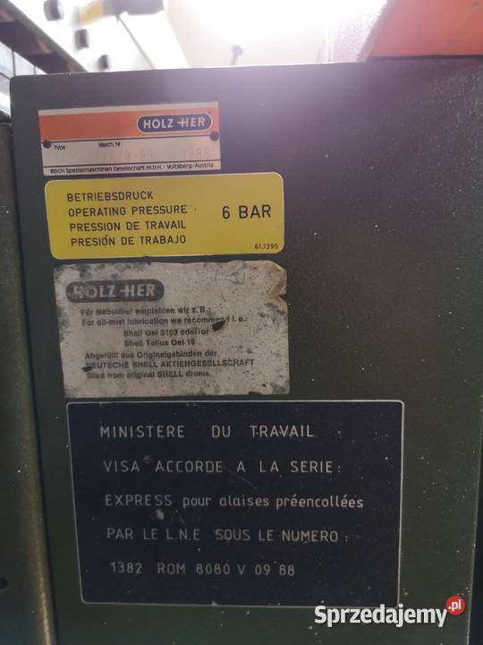 Okleiniarka prostoliniowa HOLZHER 1433 Karsin