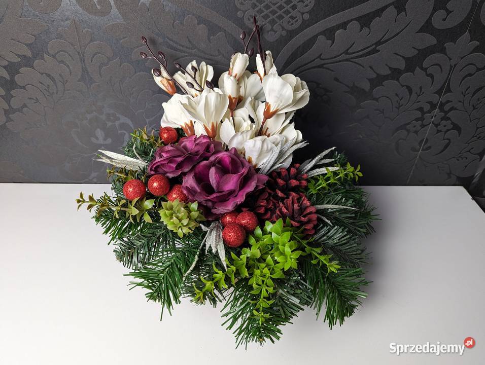 Wiązanka nagrobna 39 długości Piękna kolorystyka inny kolor Pałecznica-Kolonia