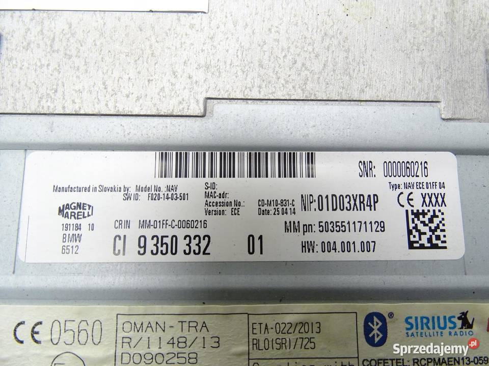 RADIO CZYTNIK NAWIGACJI NAVI ODTWARZACZ CD osobowe