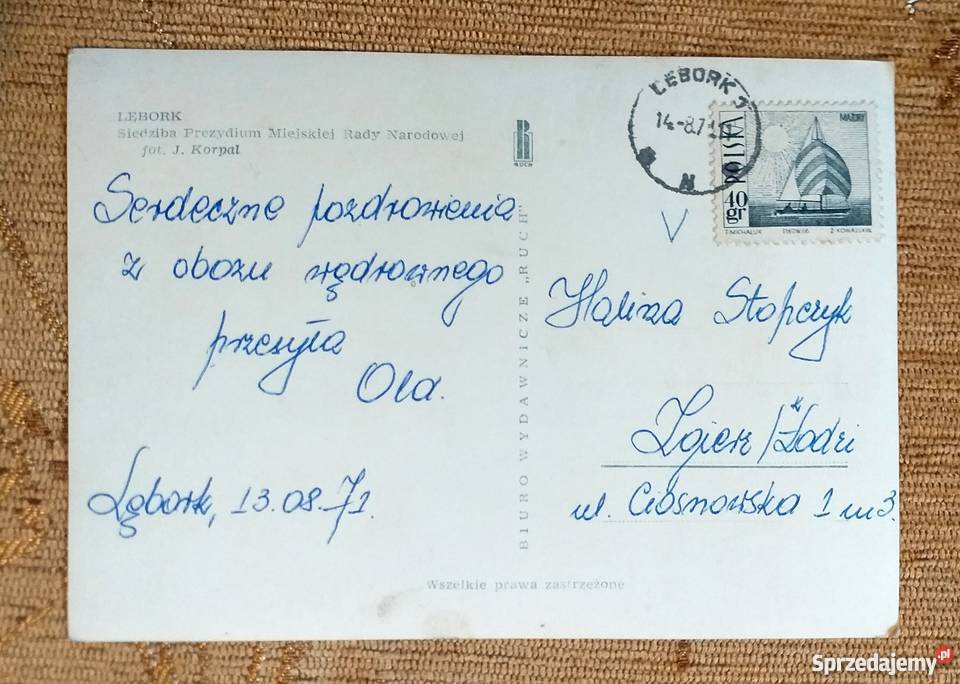 LĘBORK SIEDZIBA MIEJSKIEJ RADY NARODOWEJ FOT Piszczac sprzedam