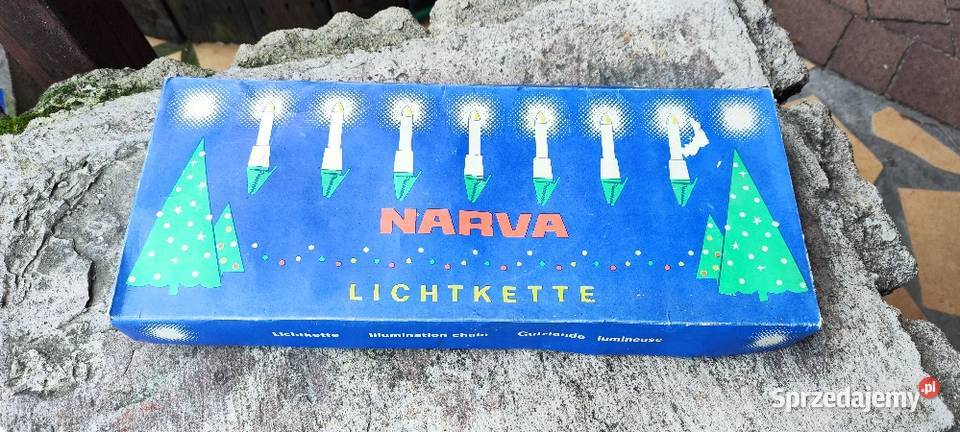 Lampki choinkowe z czasów PRLu Rawicz