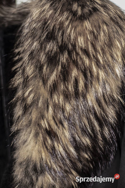 Kurtka zamszowa z lisem pomorskie Mrzezino