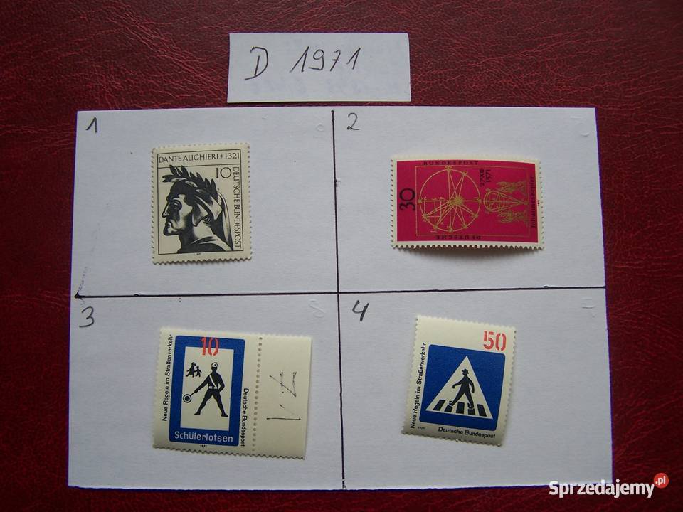 Niemcy 1971 MNH Znaczki z roczników WYBIERAJ Tychy
