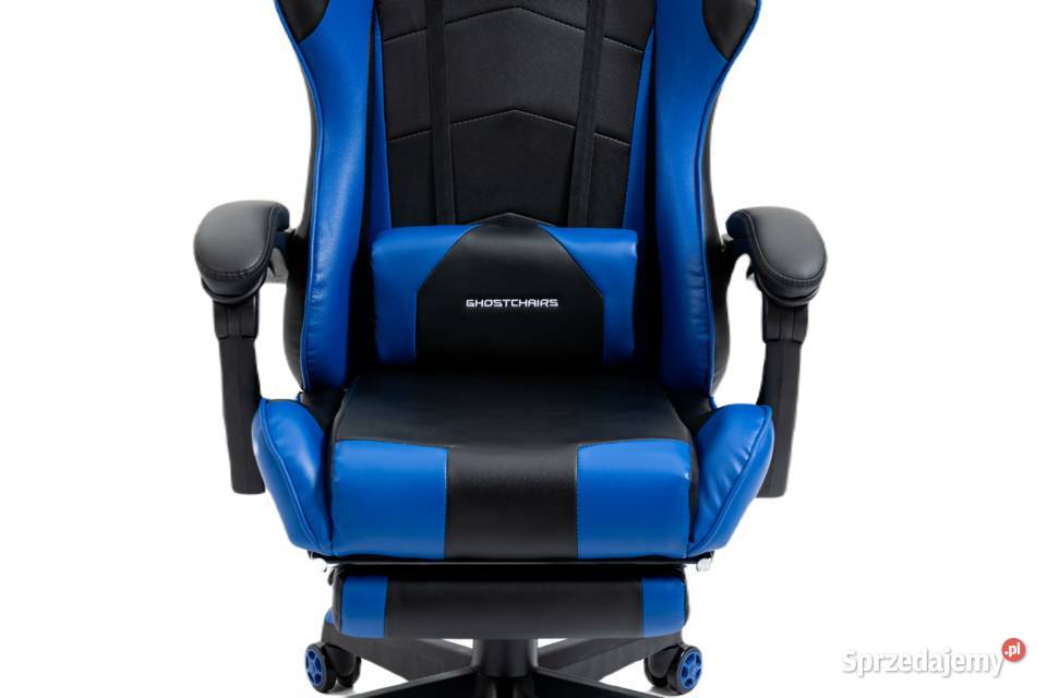 Fotel Gamingowy z podnóżkiem obrotowy GHOST 17 Skawina
