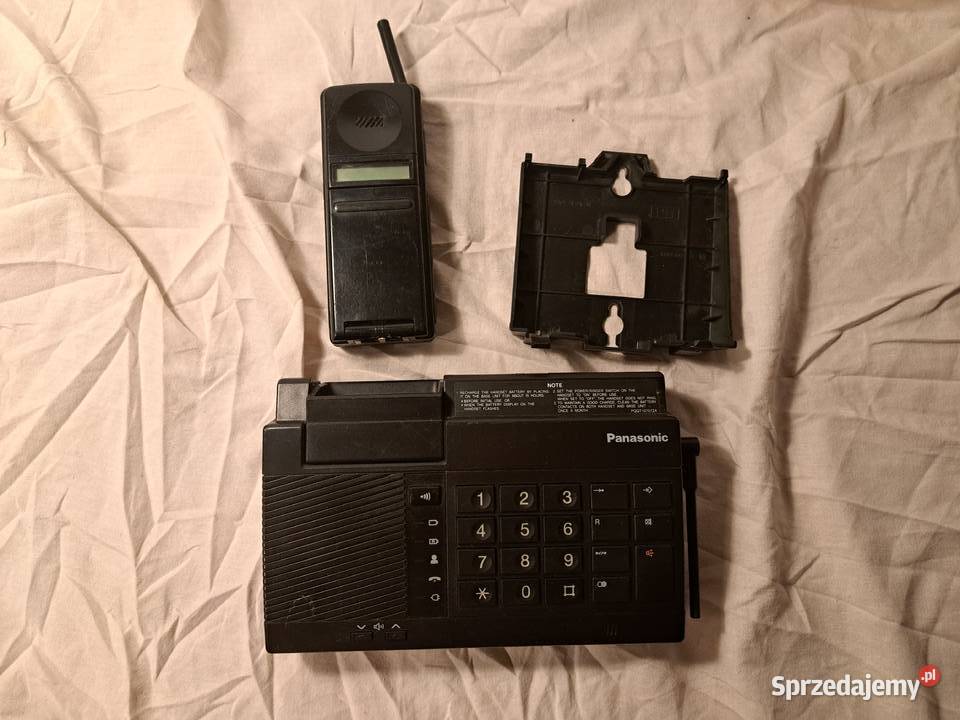 Telefon Panasonic zabytek bezprzewodowy