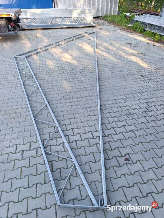 Kratownica słup ocynk 945m wiata garaż hala śląskie Czarny Las