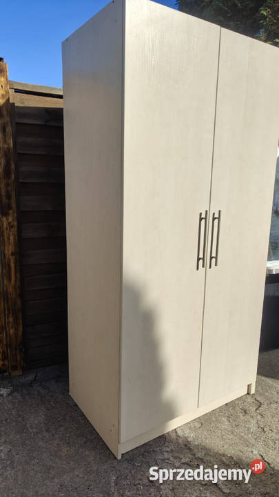 Duża szafa 2drzwiowa biurowa z drążkiem Warszawa
