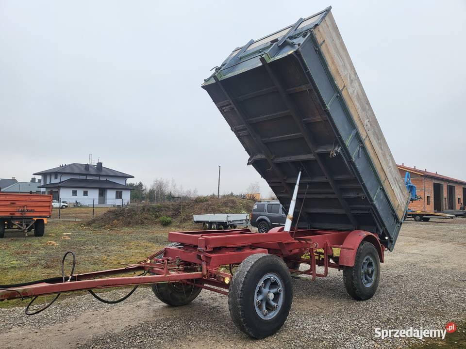 Przyczepa wywrotka na 3 strony solidna Góra Kalwaria