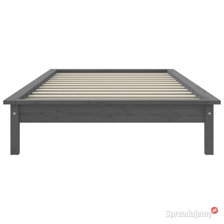 Rama łóżka szara lite drewno sosnowe 100 x 200 111cm mazowieckie Warszawa sprzedam