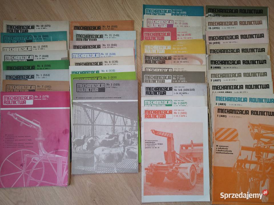 Czasopismo Mechanizacja Rolnictwa z lat 19771982 Czasopisma Jegłownik
