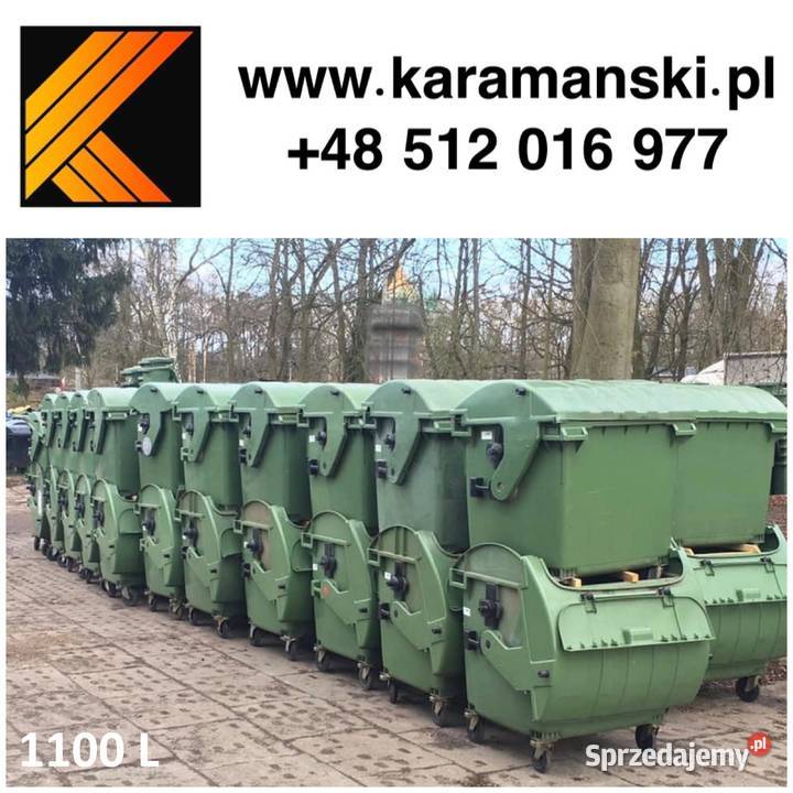 240 L używane pojemniki na odpady komunalne 120