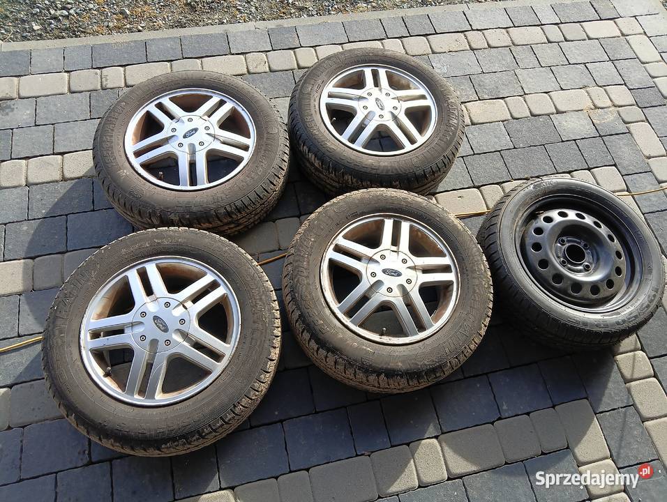 Sprzedam alufelgi 15 z oponami do ford 4x108 Wiewiórów sprzedam