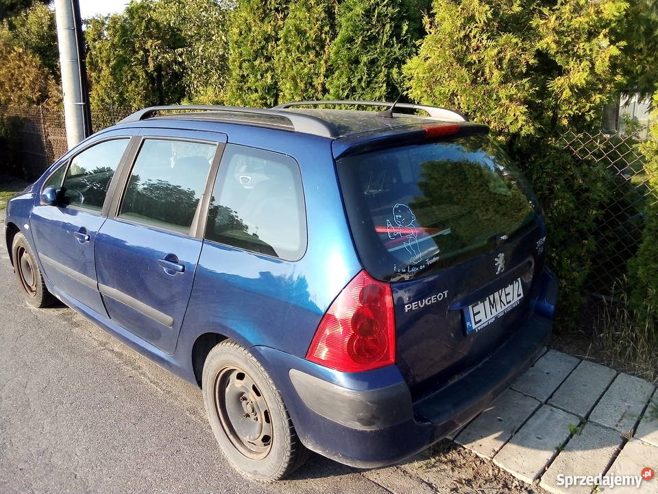 Peugoet 307 uszkodzony silnik klimatyzacja Tomaszów Mazowiecki