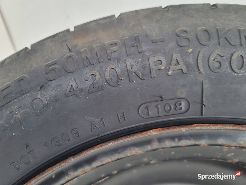 KOŁO DOJAZDOWE Ford C Focus Mk2 II dojazdówka lubelskie Chełm