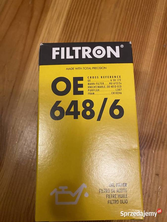 Filtr oleju Filtron OE 6486 Opel 14 Twinport Motoryzacja Złotokłos sprzedam